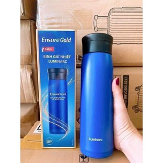 Bình lắc giữ nhiệt cao cấp luminarc hkm ensure - màu xanh