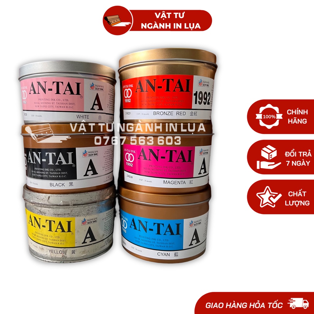 Mực in offset An-Tai mực in lụa trên giấy để in tờ rơi, brochure, catalogue quảng cáo