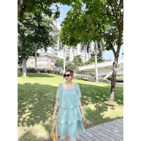 ĐẦM TƠ TẦNG KÈM TAG NƠ - BIMI