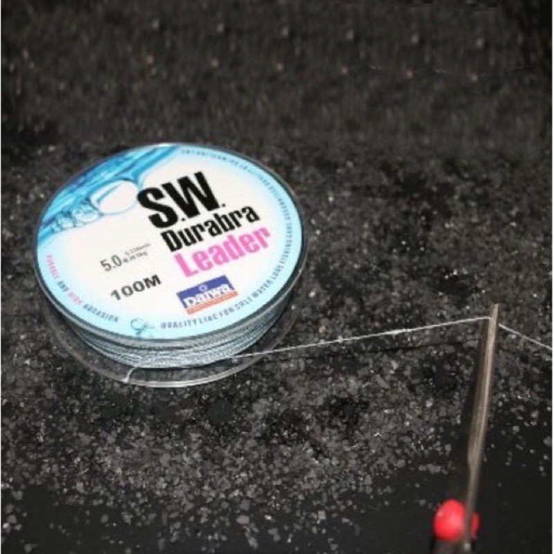 Dây dù câu cá  Daiwa SW Durabra Leader 100m  cước tải cá cực khẻo cước câu cá siêu bền chất lượng cao giá rẻ AK FISHING