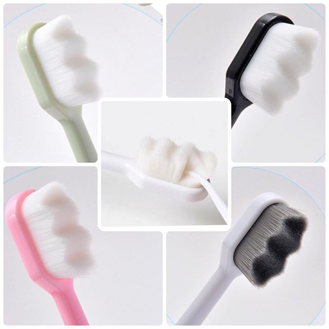 Bàn chải đánh răng lông mềm mịn có hộp tròn P0456