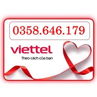Sim Viettel số chọn dể nhớ, sim thần tài 179 giá siêu tốt