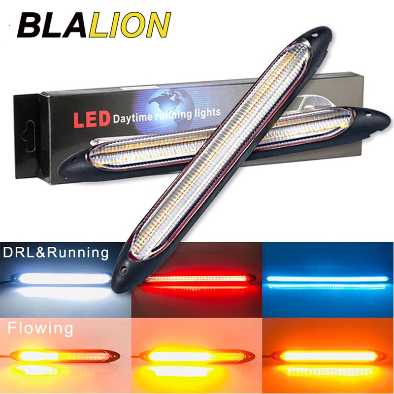 Đèn LED chạy ban ngày xi nhan BLALION RGB chống thấm nước đa năng dành cho xe hơi