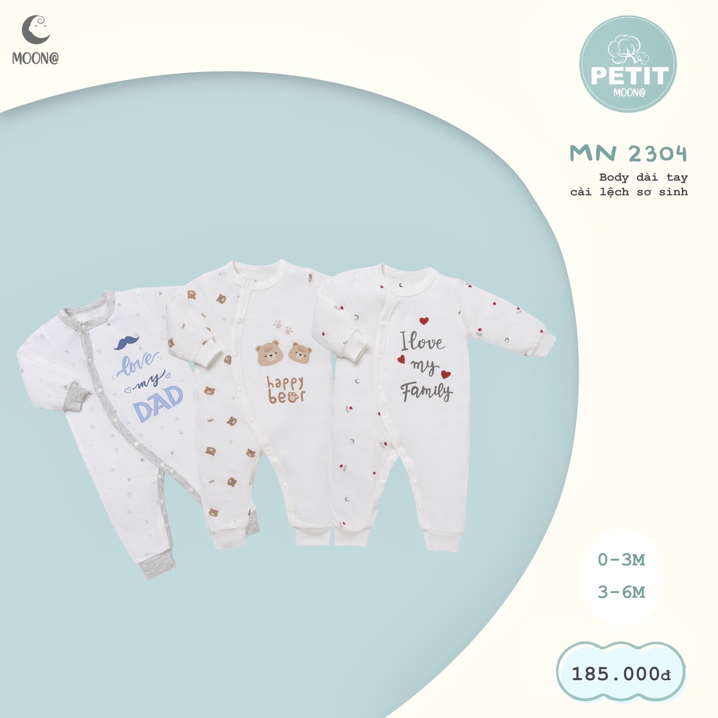 Body dài tay cài lệch ss Moon