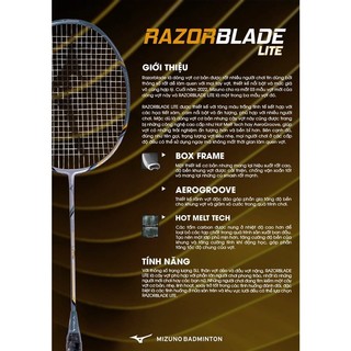 Vợt cầu lông Mizuno RazorBlade Lite (chính hãng)