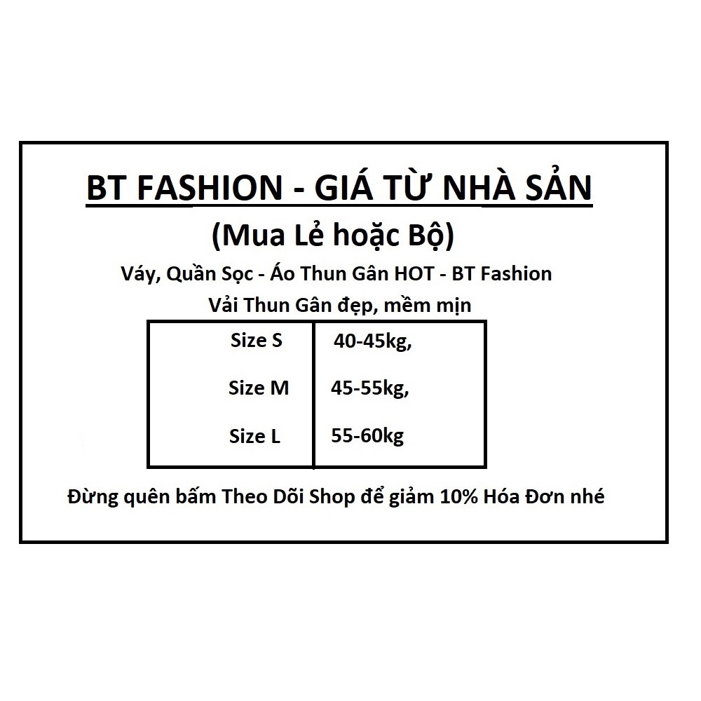 Váy Ngắn Sọc - Áo Thun Gân HOT - BT Fashion   +