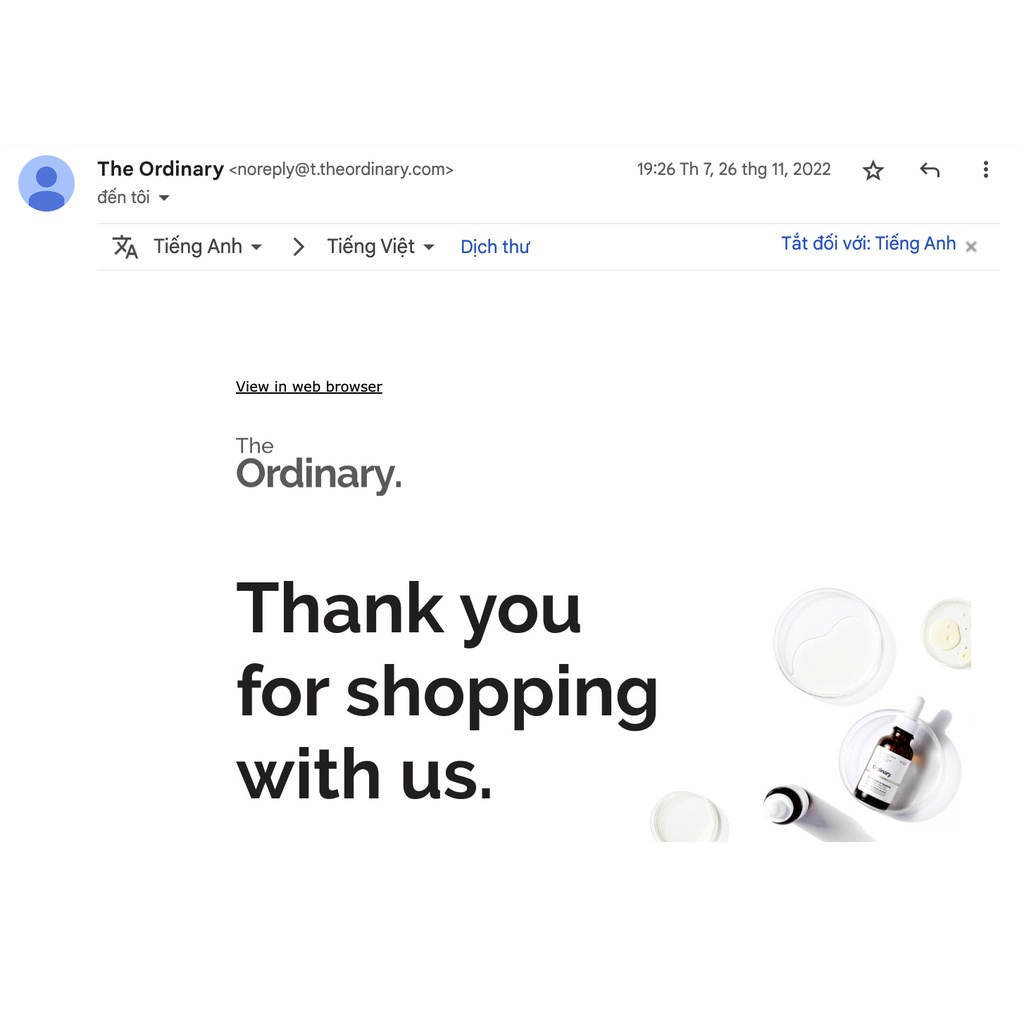 Serum The Ordinary Hyaluronic acid 2% + B5 30ml