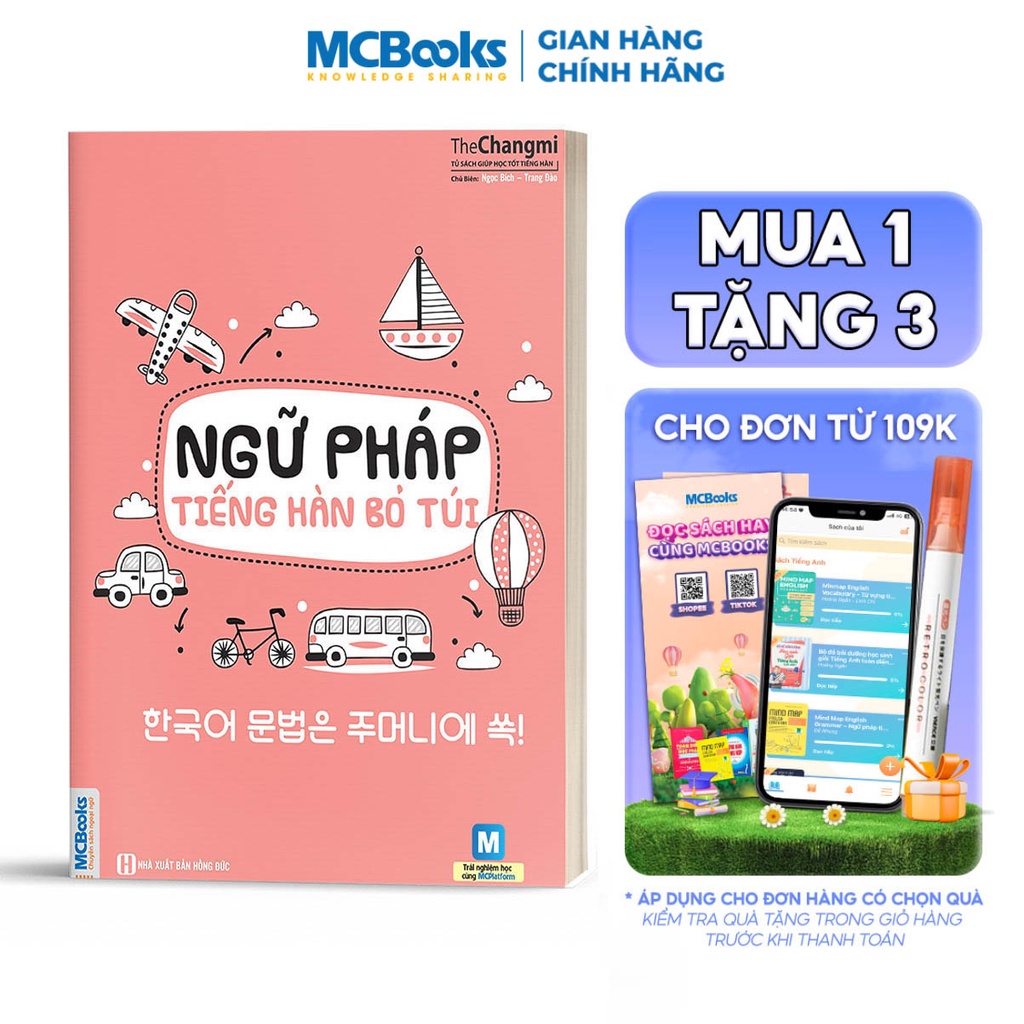 Sách - Ngữ Pháp Tiếng Hàn Bỏ Túi Giải Thích Chi Tiết