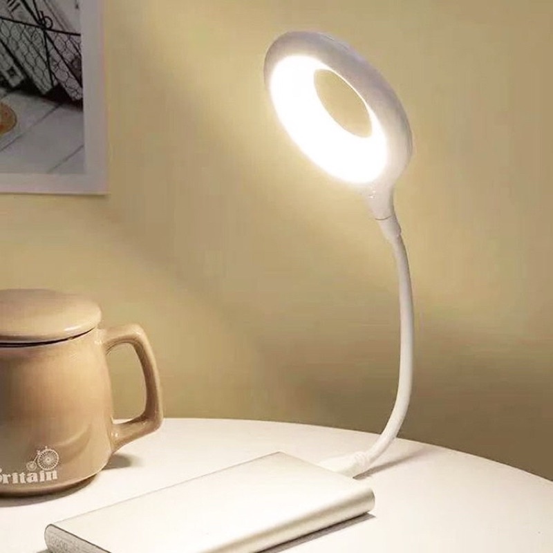 Ổ cắm thông mình kèm đèn học, đèn ngủ để bàn có sạc USB đa năng Ráp công suất 2.5W DC 5V tiện lợi tiết kiệm điện năng