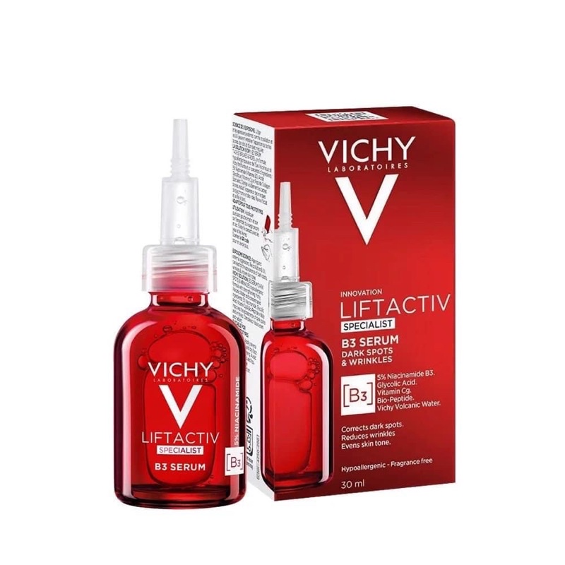 Serum giúp cải thiện & ngăn ngừa thâm nám đốm nâu toàn diện Vichy Liftactiv B3 Dark Spots serum 30ml