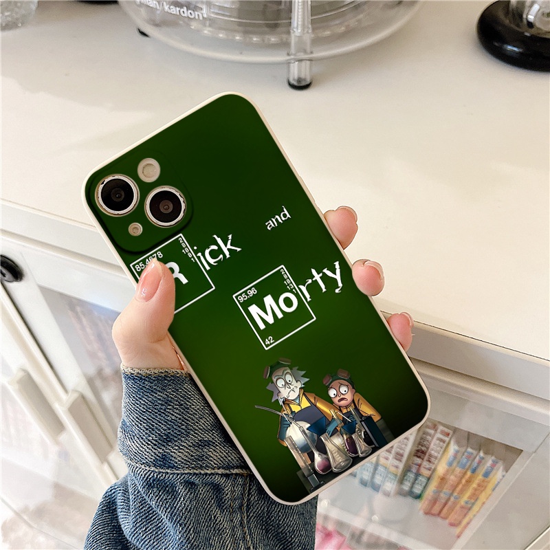Ốp Điện Thoại Mềm Hình Ric.k and Mor.ty nhà nghiên cứu Cho iPhone 14 13 12 11 Pro Max Xs Max Xr X 7 8 6 6s Plus e5152