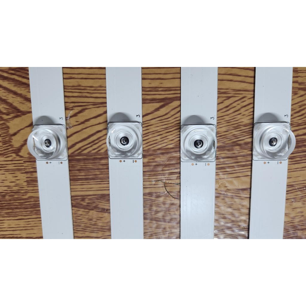 Thanh LED Tivi 55S62,55D2900 - Lắp zin tivi TCL 55 các đời - 1 bộ 8 thanh LED  - LED MỚI 100% nhà máy