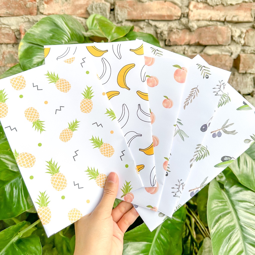 Combo 5 túi giấy gói hàng mini xinh xắn size 14*19 cm | Aimée