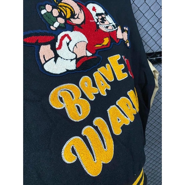 Varsity 11KN chuần authentic- form Crop - varsity jacket old school - vintage form âu