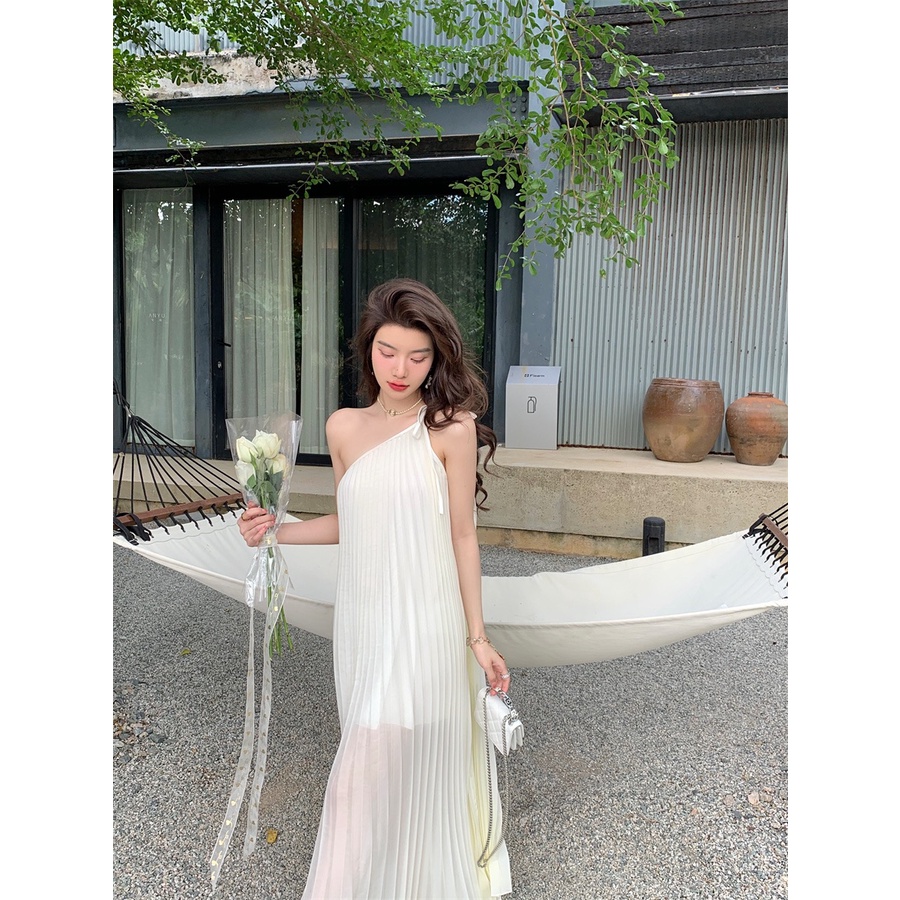 Đầm yếm chéo dập li  kiểu Hàn 𝑩𝒂𝒃𝒊𝒆𝒓 𝑫𝒓𝒆𝒔𝒔 by Jane