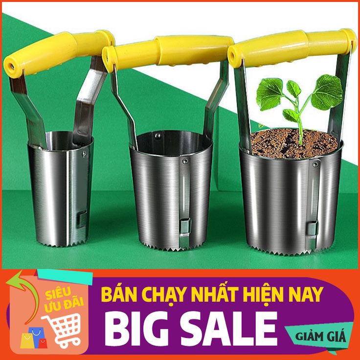 Dụng cụ đánh gốc cây, di chuyển gốc cây D60, D75, D100 làm từ chất liệu inox không rỉ sét