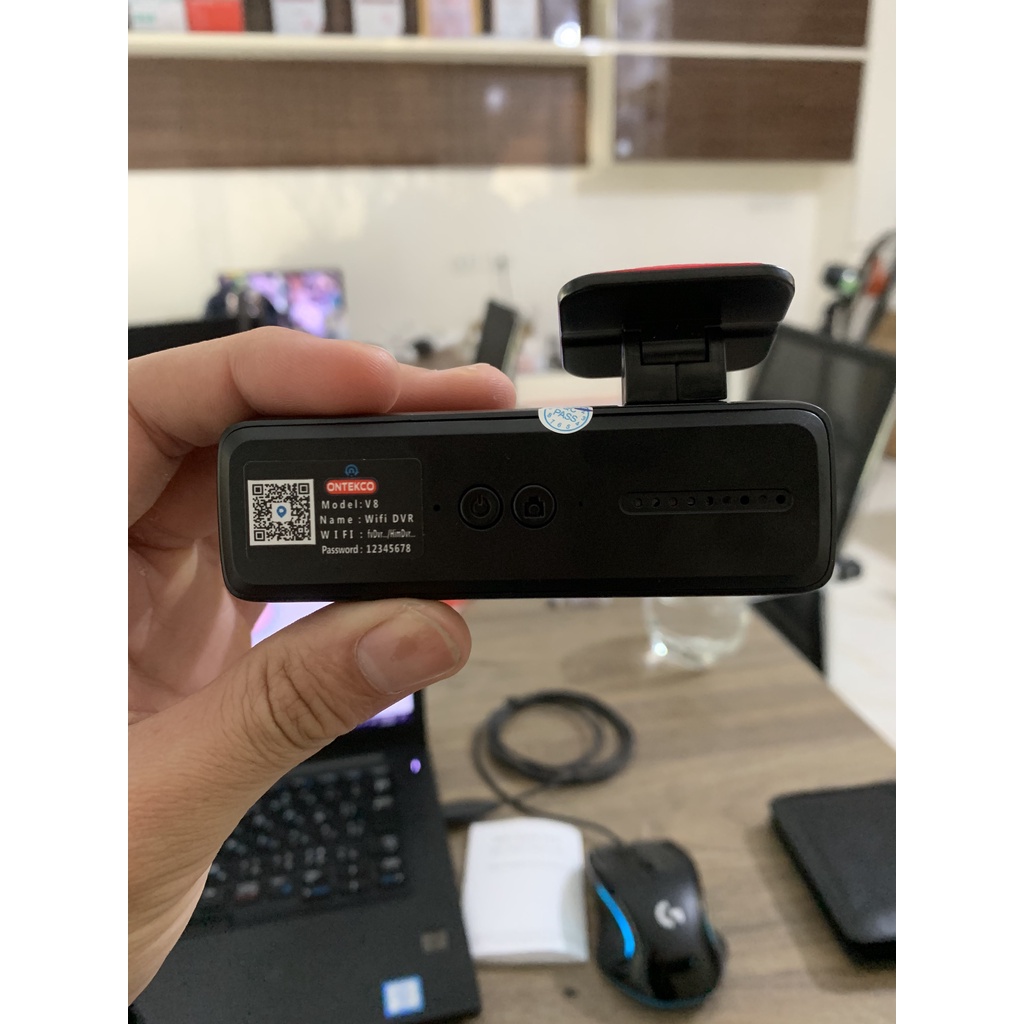 Camera hành trình ONTEKCO V8 USB / V8 nguồn cầu chì - Có wifi xem video qua app điện thoại siêu net- Bảo hành 1 năm