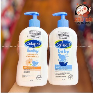 Sữa tắm gội toàn thân Cetaphil cho bé 400ml