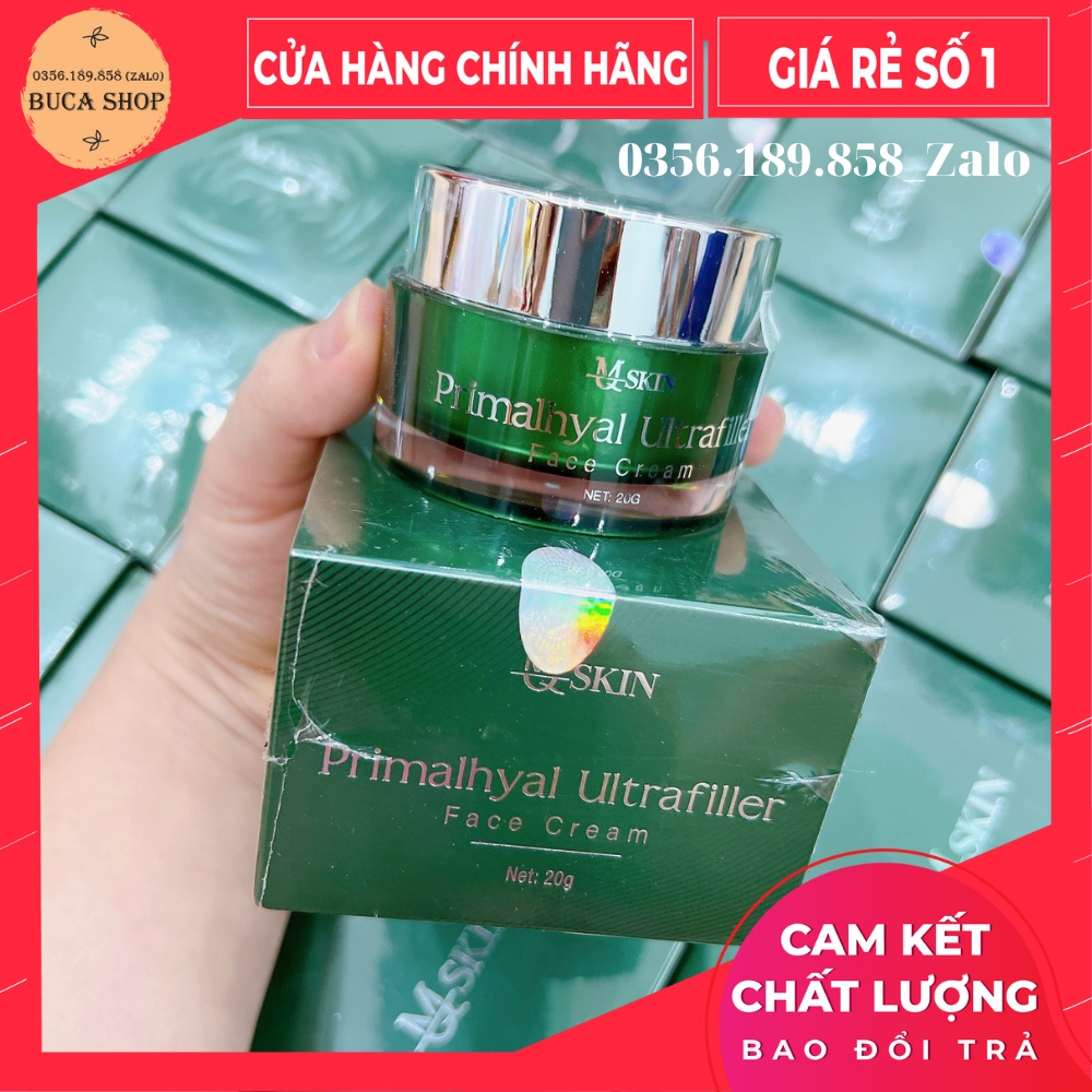 Kem HA filler mqskin primalhyal ultra filler face cream da căng bóng trắng hồng