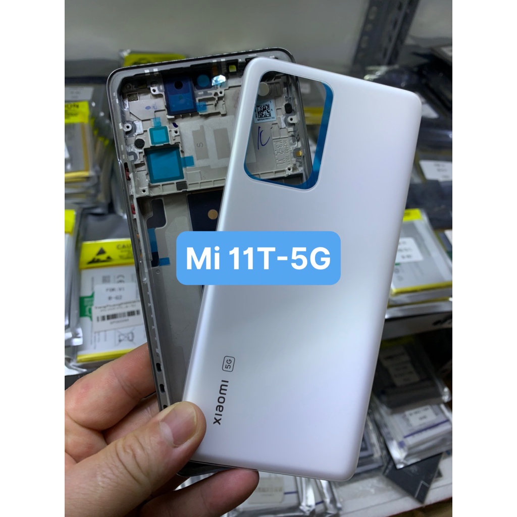 Bộ vỏ, khung xương, kính lưng zin xiaomi Mi 11T - 5G