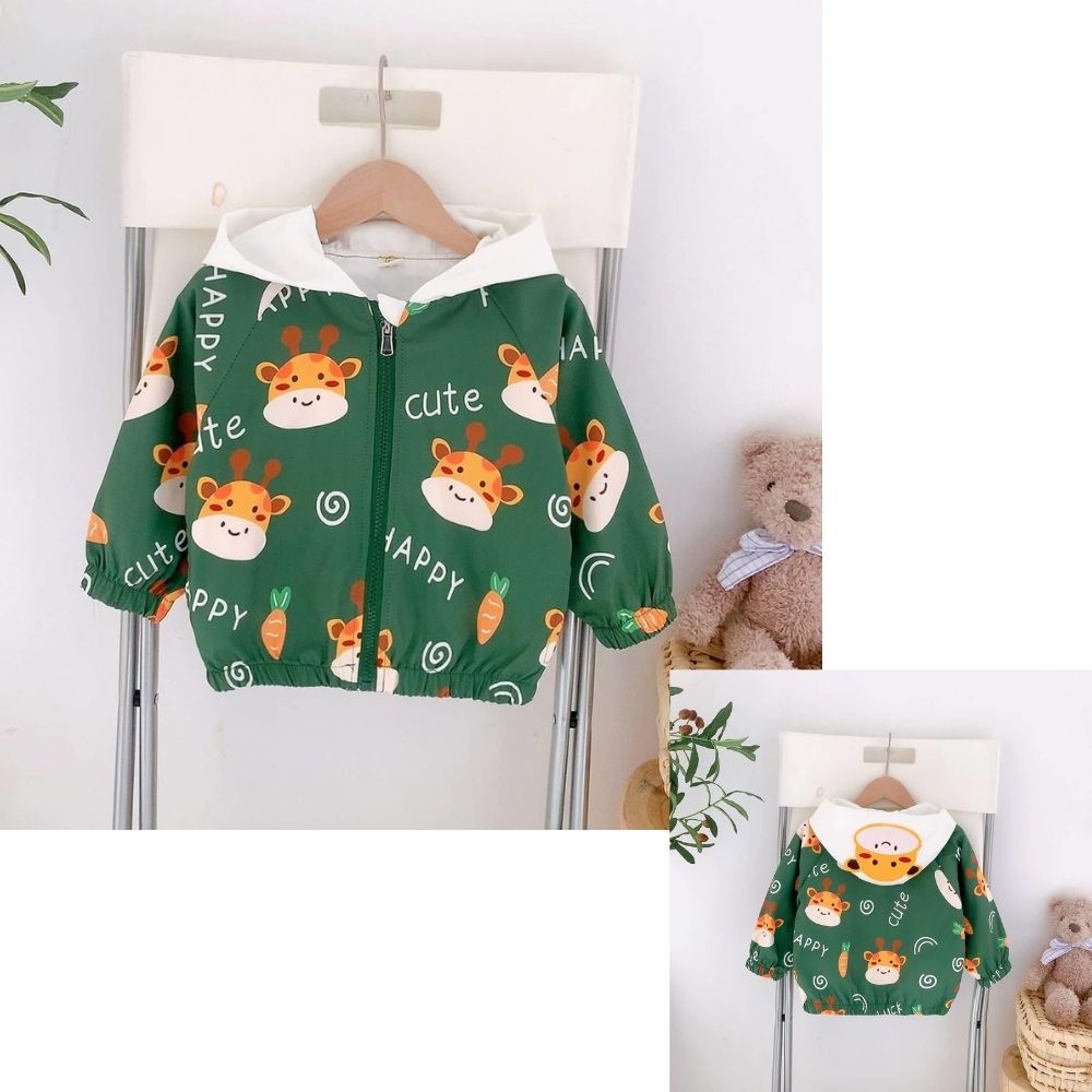 Áo khoác bé gái bé trai Bosskids Chất vải cao cấp sành điệu phong cách Hàn Quốc AKBG14123