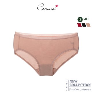 Quần lót nữ 𝐂𝐄𝐂𝐈𝐍𝐀 viền chun phối ren tinh tế, thấm hút mồ hôi, kháng khuẩn tốt - CBI00308