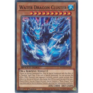 Thẻ bài Yugioh - TCG (UK) - Water Dragon Cluster / SGX2-ENC09'