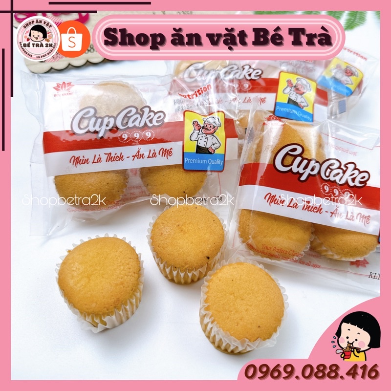 Bánh bông lan trứng sữa Cup Cake