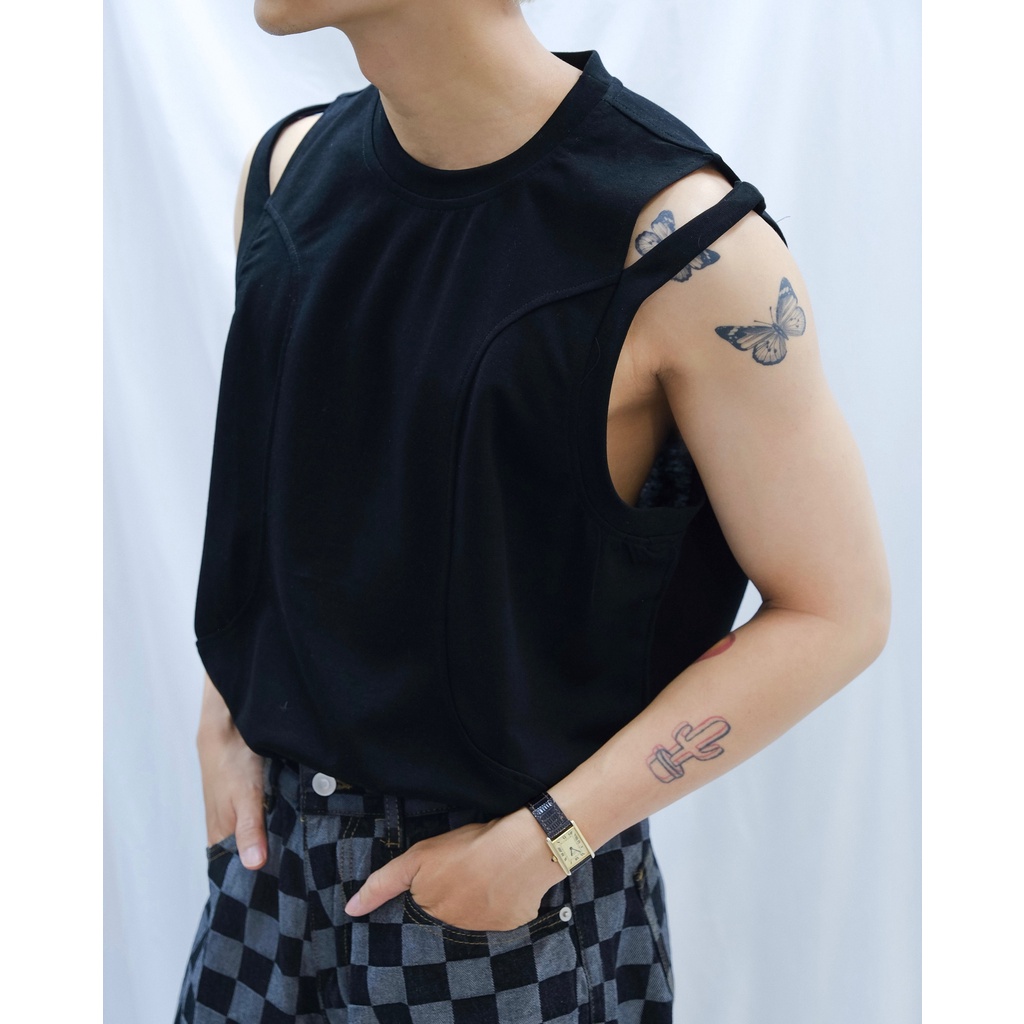 ÁO TANK TOP 796 ĐEN