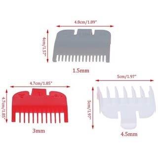 Combo bộ ba cữ tông đơ 1.5mm 3mm 4.5mm