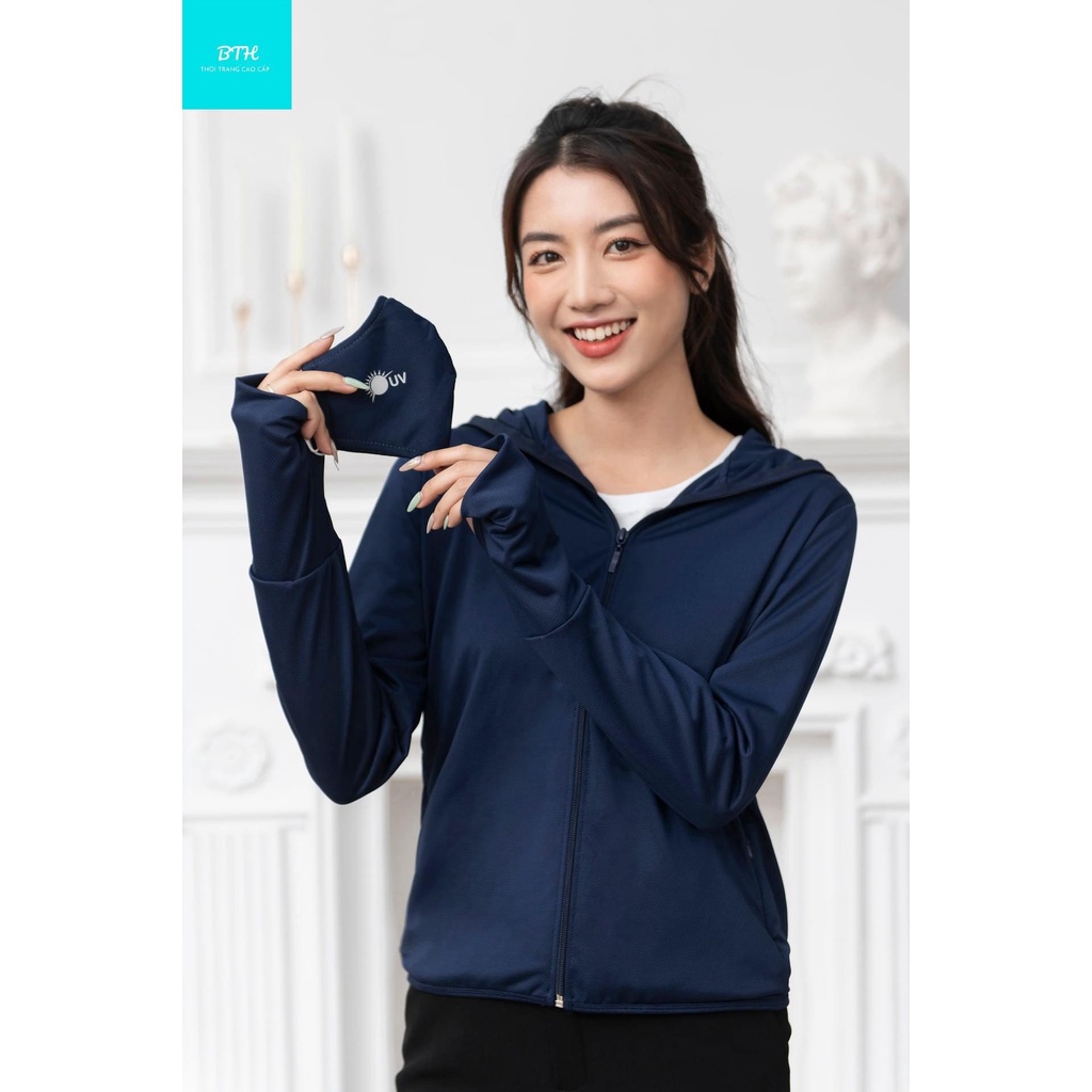 Áo chống nắng 2 lớp vải thông hơi kim cương cao cấp