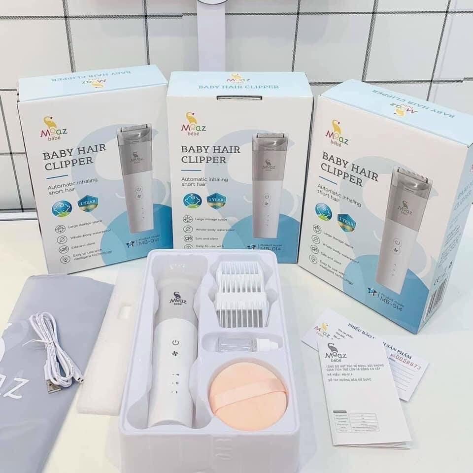 Tông đơ hút tóc thông minh MOAZ BÉBÉ MB – 014,tiện dụng cho mẹ,an toàn cho bé,bảo hành chính hãng
