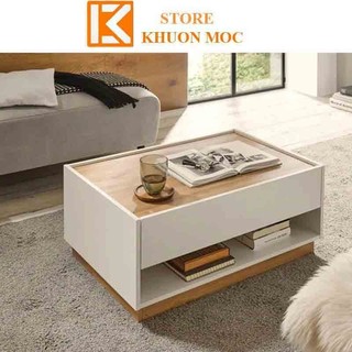 Bàn trà sofa kiểu Nhật, Bàn trà gỗ kết hợp bàn trang điểm KMB302