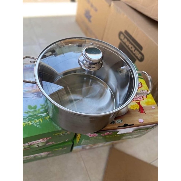 Nồi inox 24cm hàng km Anlene