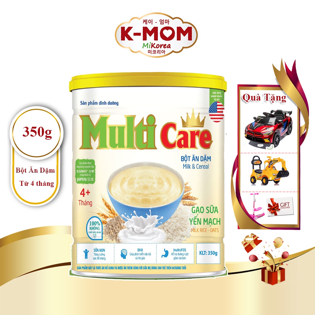 Bột ăn dặm đủ vị cho bé từ 4 tháng tuổi 350g dinh dưỡng, an toàn, tiện lợi giúp bé phát triển toàn diện- Freeship