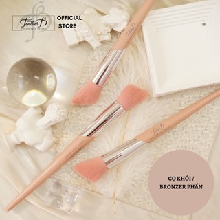 Cọ khối - má - highlight vát 2 đầu Feather B