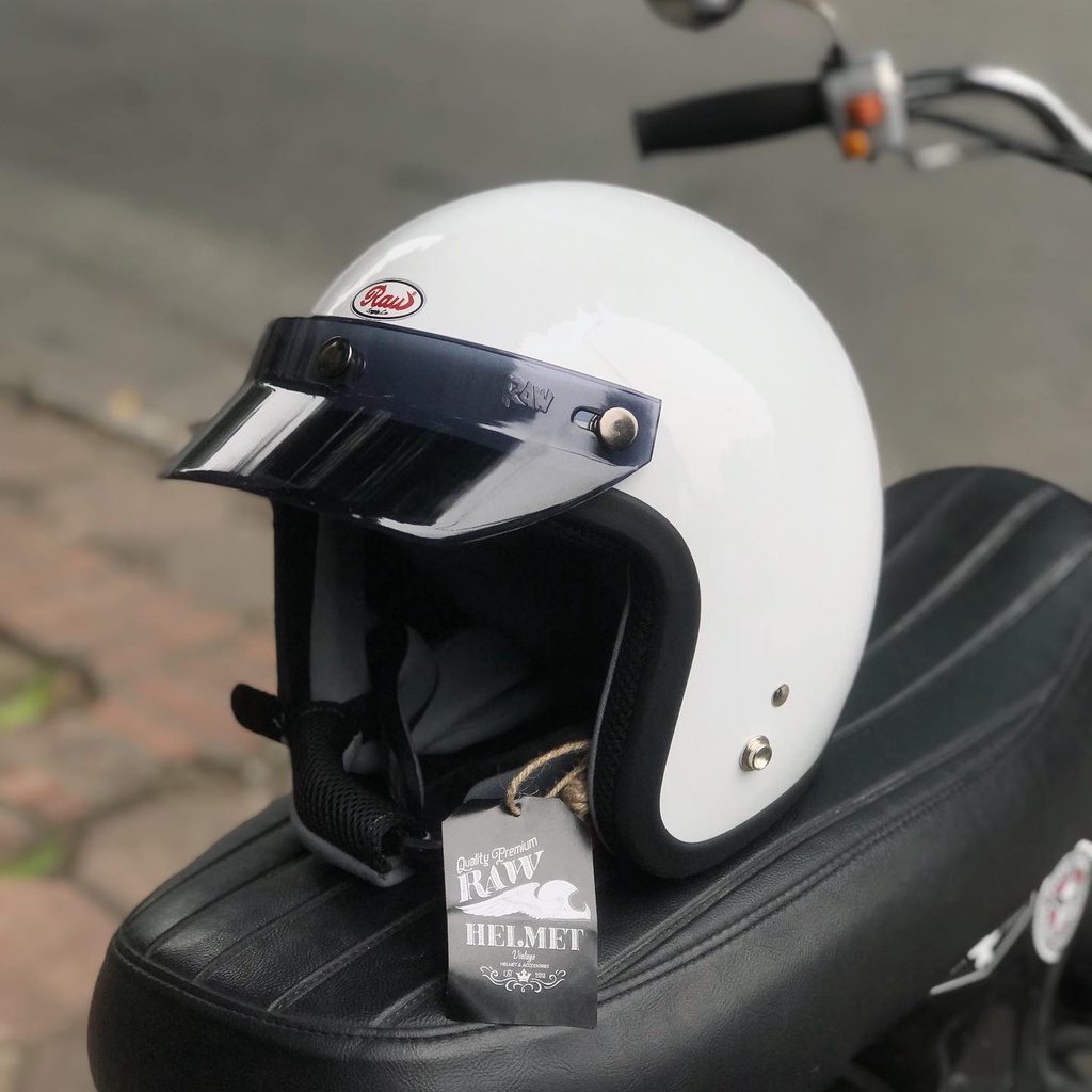 Mái che gắn mũ bảo hiểm Raw Round chính hãng - ArrowShop