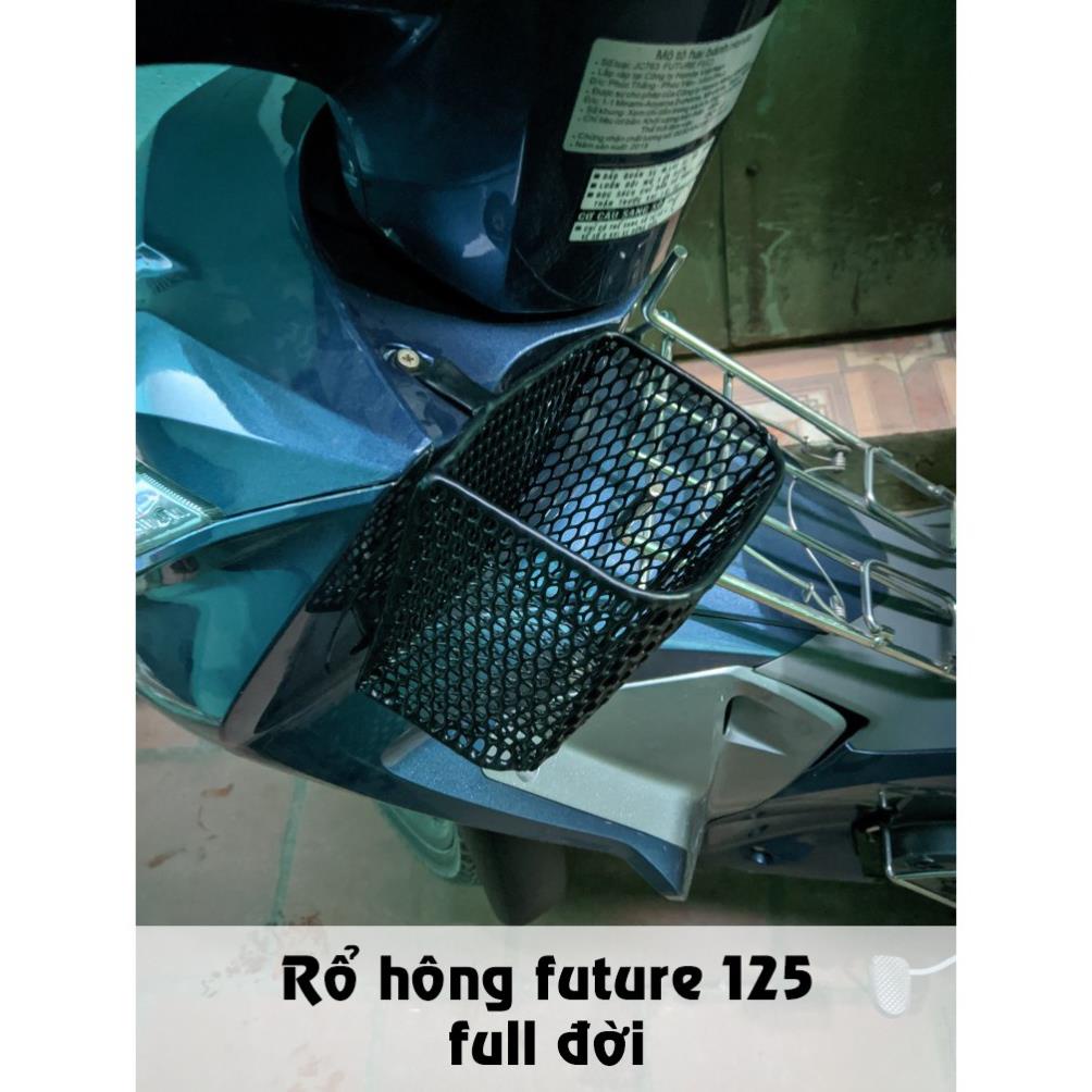 RỔ HÔNG FUTURE 125 LƯỚI SẮT DÀY ĐỦ CÁC ĐỜI XE