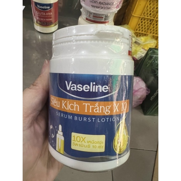 Kích trắng vasaline x10 250gram