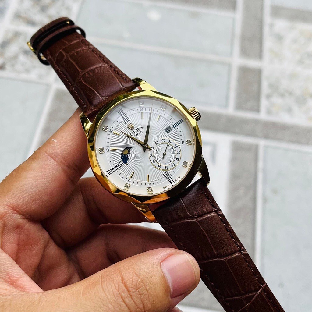 Đồng Hồ Nam Rolex Máy Cơ Nhật Lộ Cơ Lộ Máy
