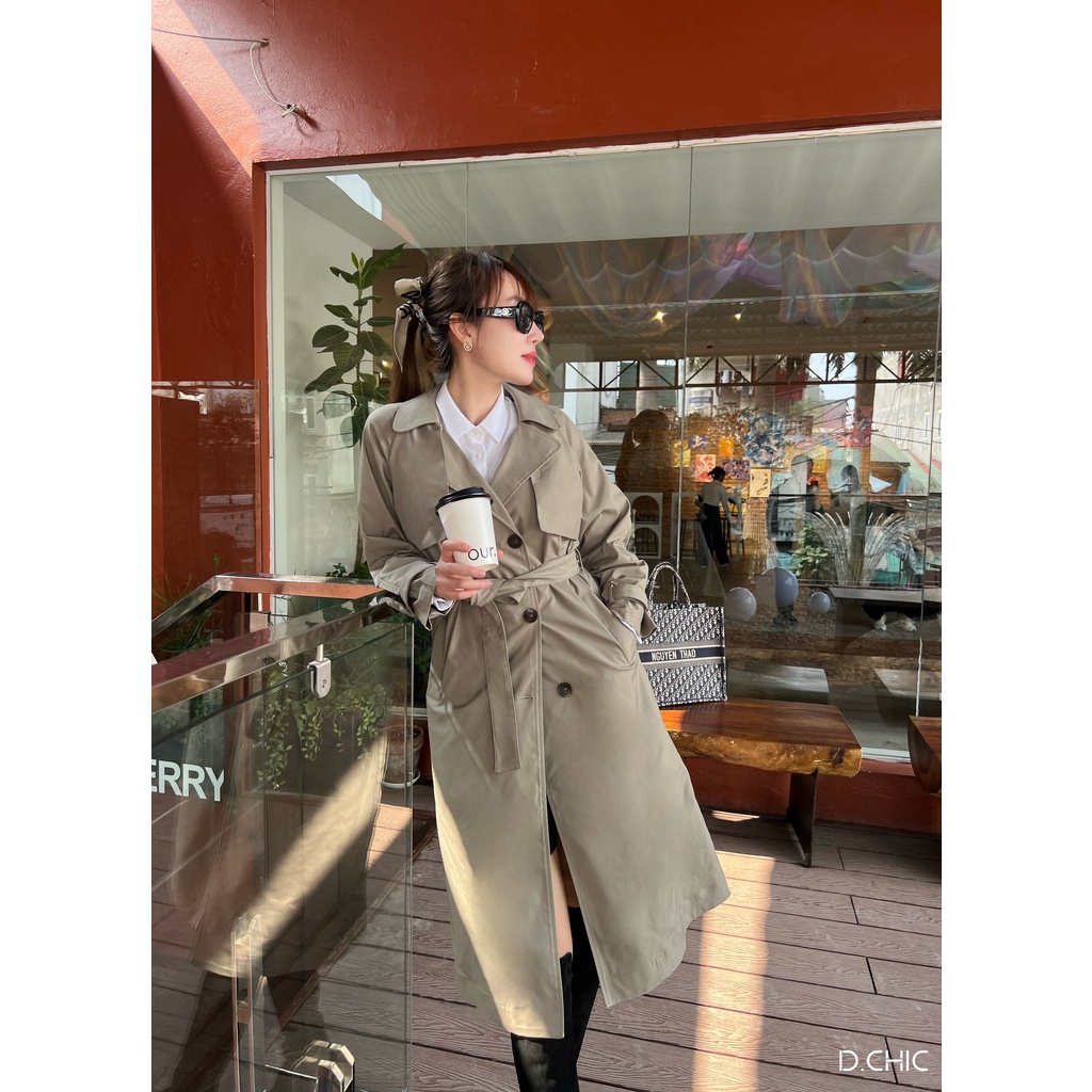 Áo Trench coat 3 cúc D.CHIC MS: 970276