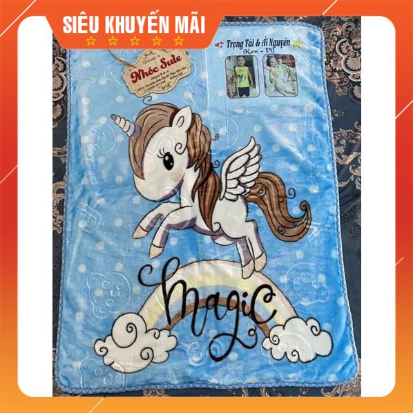 Chăn trẻ em loại dày in tên in hình theo yêu cầu Nhóc Sule