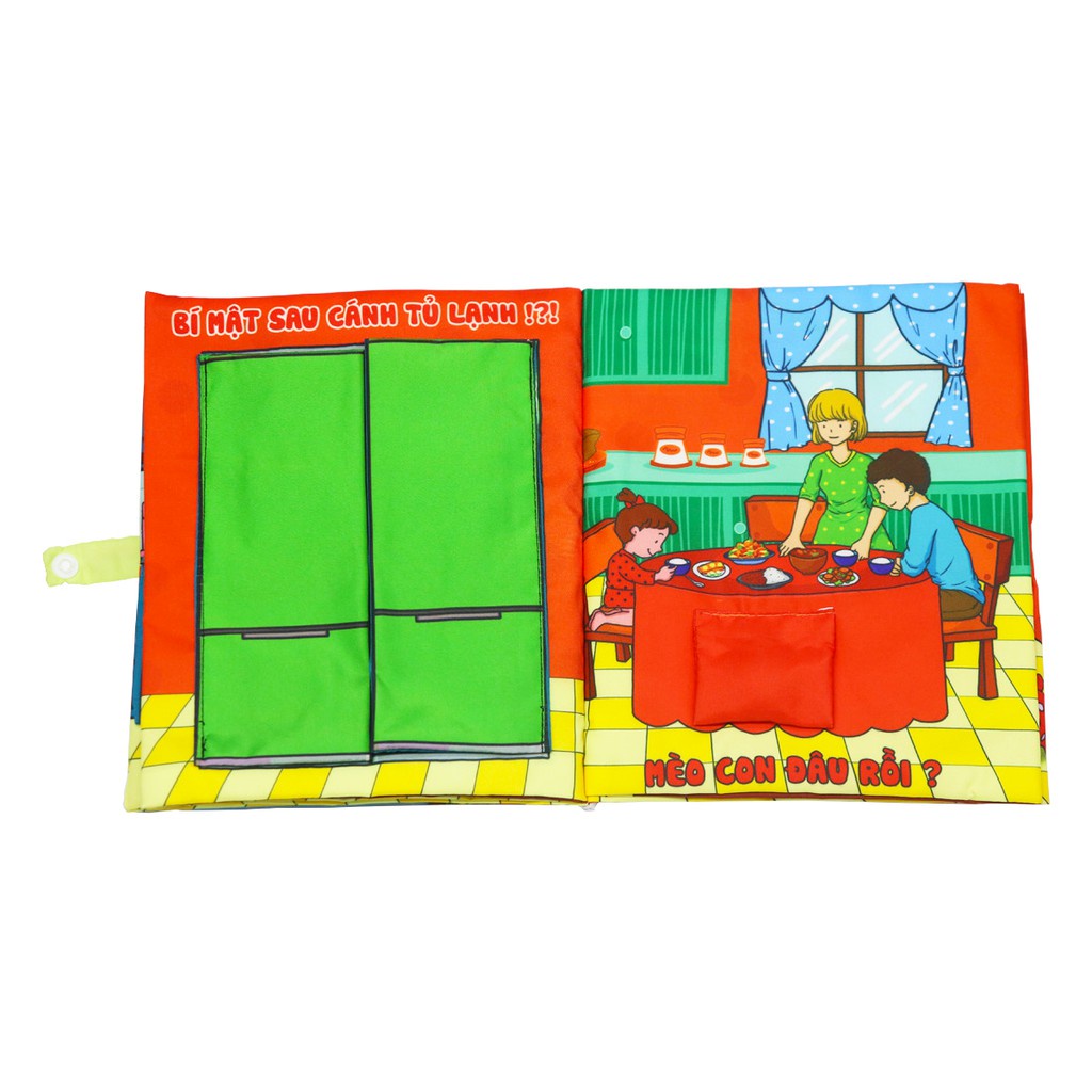 Sách Vải Tương Tác Căn Bếp Nhỏ benrikids