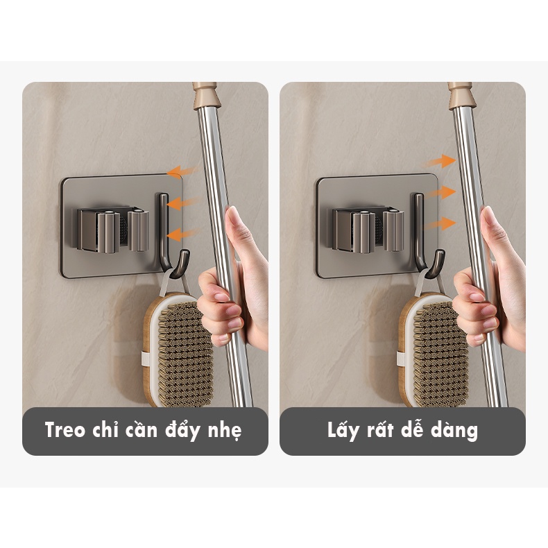 Móc Treo Cây Lau Nhà DánTường, Không Khoan Đục  - YouQin