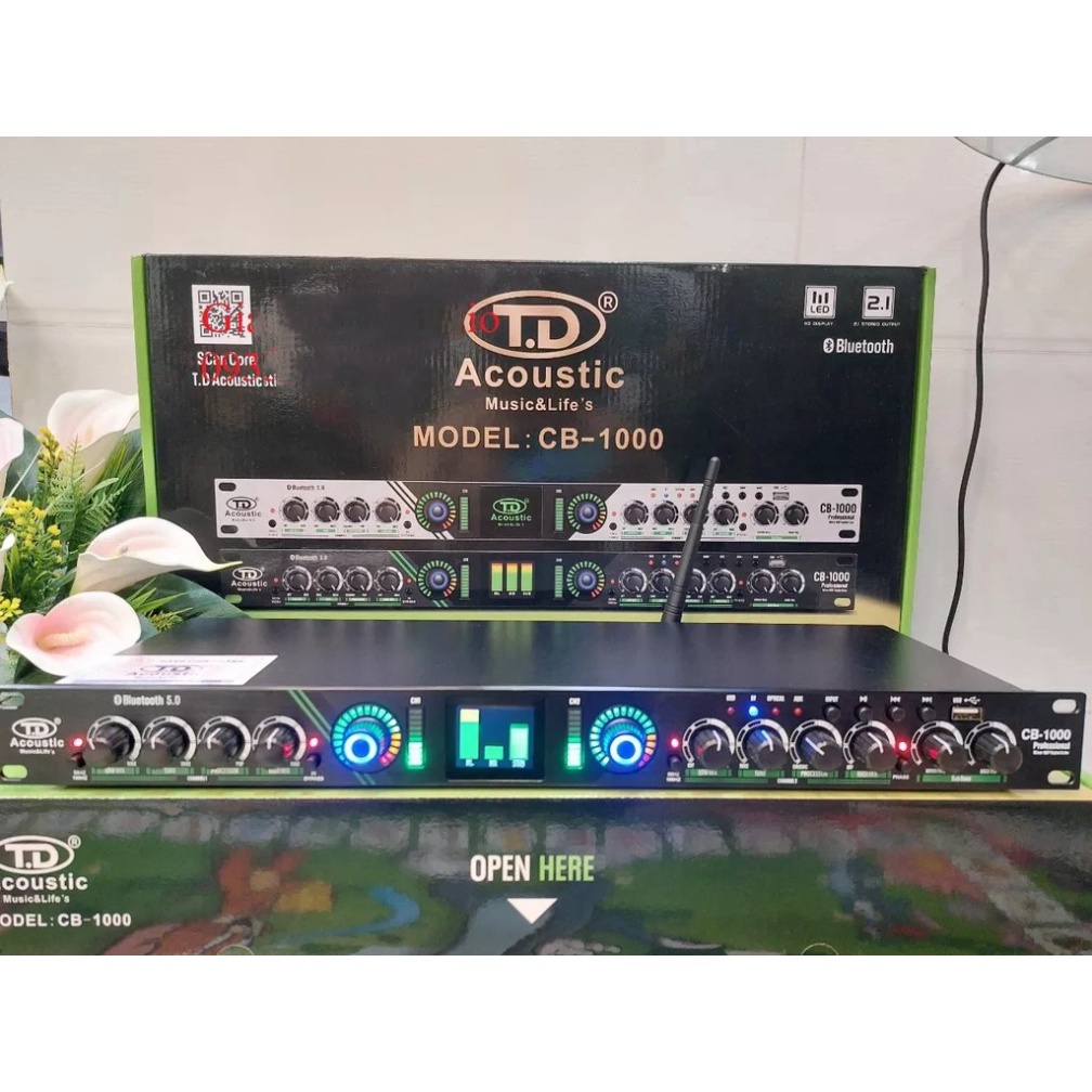 Nâng tiếng karaoke, Nâng tiếng TD Acoustic CB-1000 cao cấp, Bluetooth-Optical-USB-Chỉnh Âm Hay