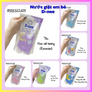Nước giặt xả  Dnee túi 600ml đủ màu an toàn cho bé