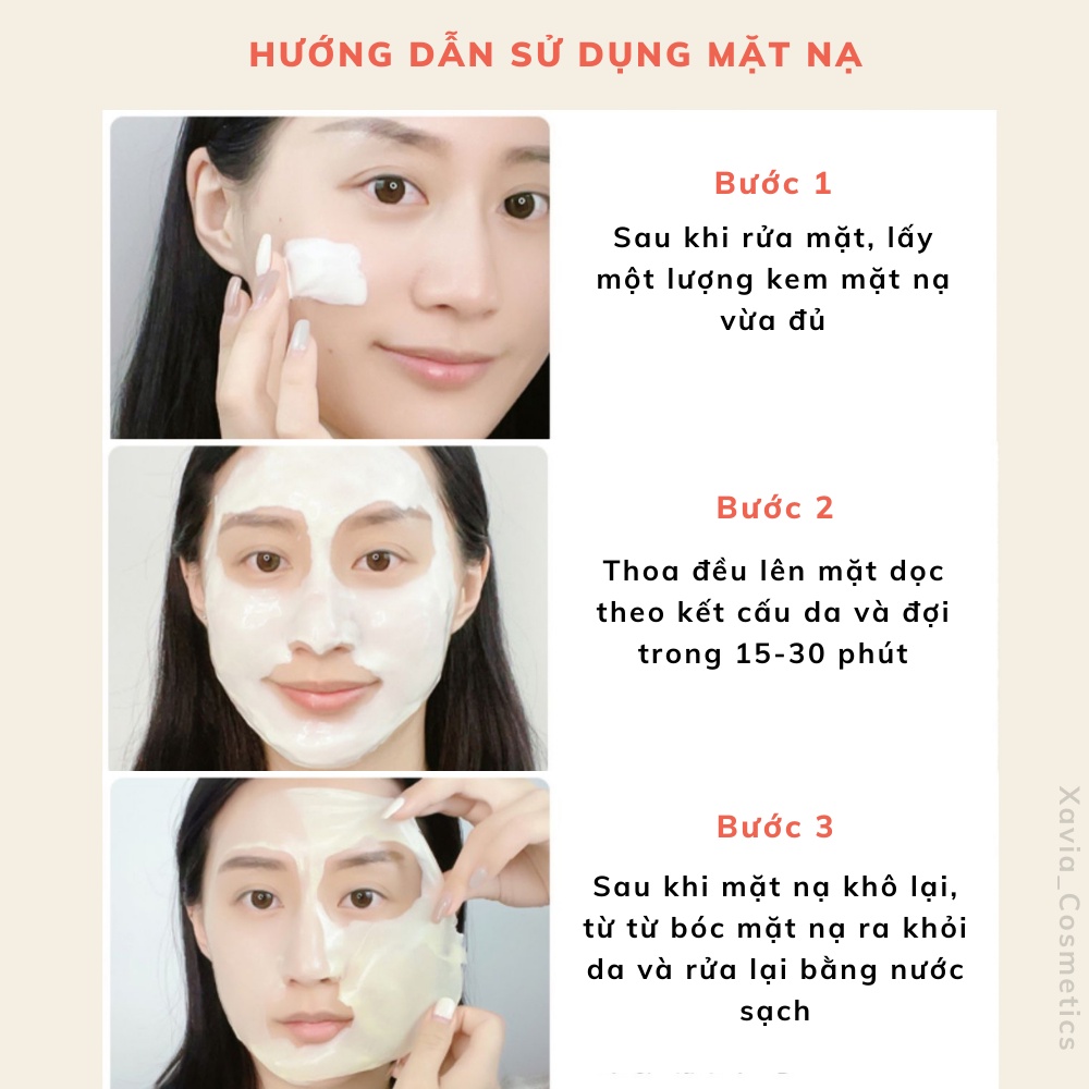 Mặt nạ lột men trứng chống lão hóa, dưỡng ẩm làm săn chắc da, chăm sóc da mịn màng trắng sáng