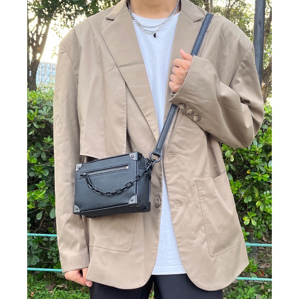 Túi hộp đeo chéo nam Kari túi xách đeo vai thời trang unisex nam nữ trẻ trung năng đông TK09