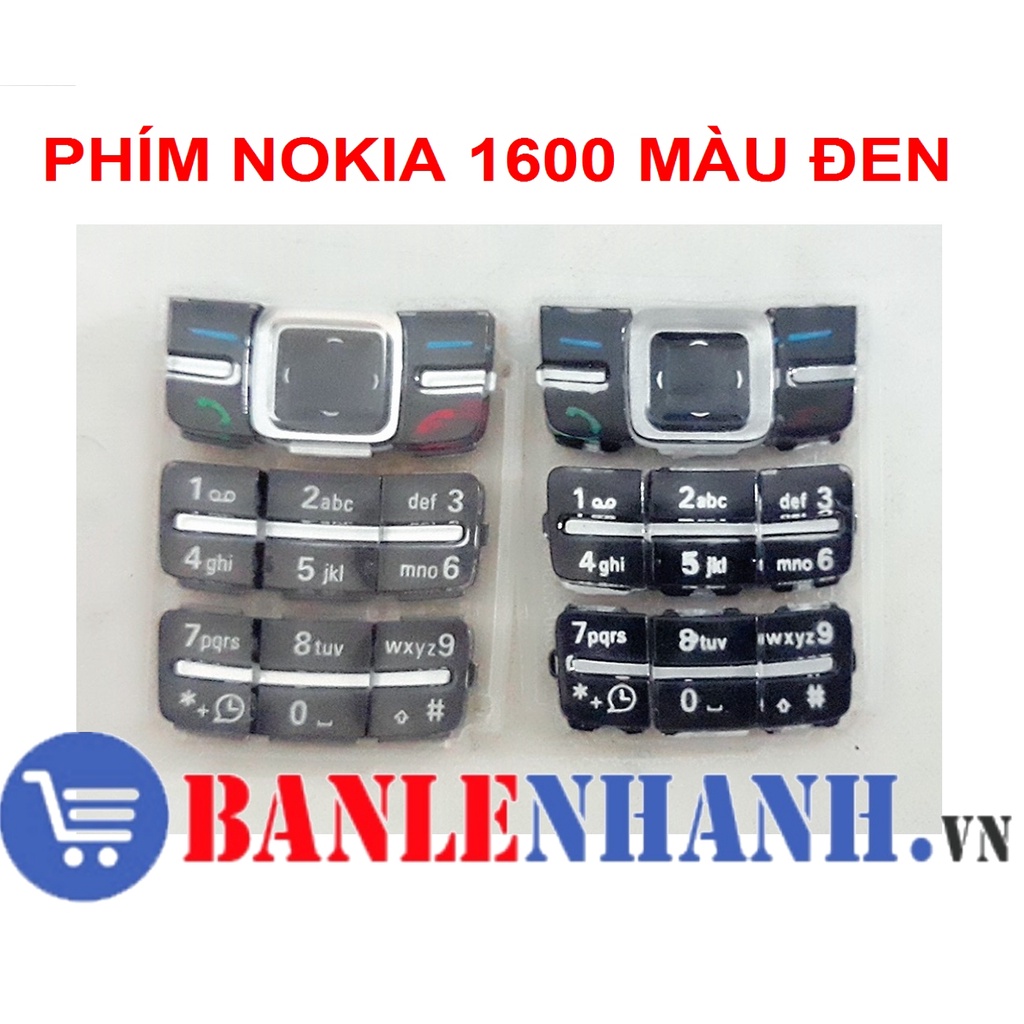 PHÍM NOKIA 1600 MÀU ĐEN