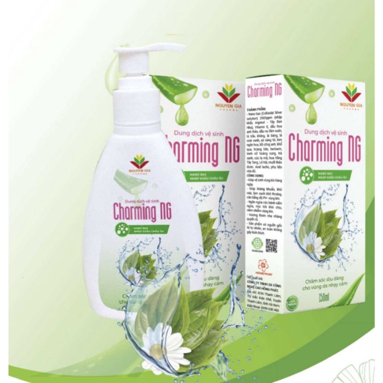 DUNG DỊCH VỆ SINH PHỤ NỮ CHARMING NG